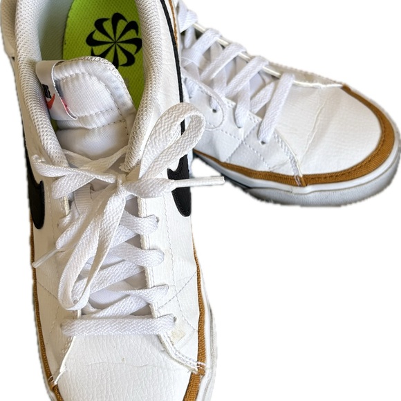 Nike Shoes - Nike White and Brown Women's Sneakers